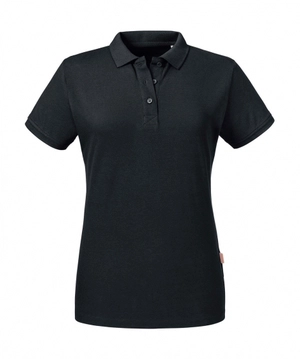 Polo pour femme en coton avec col à trois boutons personnalisable