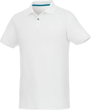 Polo bio recyclé manches courtes Homme 220g - Coton certifié GOTS personnalisable