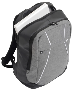 Sac à dos SPLIT gris, compartiment pour PC personnalisable