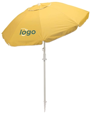 Parasol de plage BEACHCLUB inclinable personnalisable