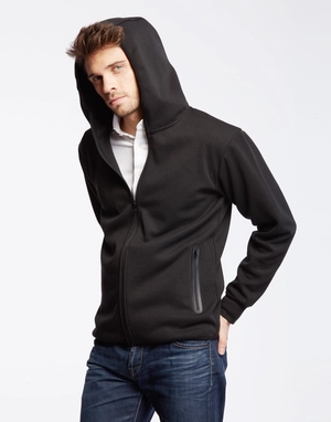 Blouson ajusté avec une coupe sport en maille polyester et coton personnalisable