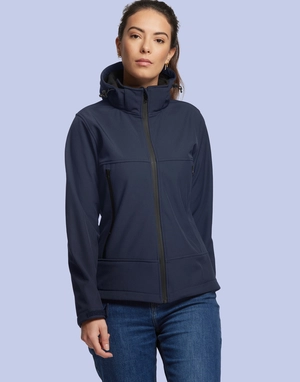 Blouson Softshell Femme en polyester recyclé rPET personnalisable