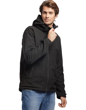 Blouson Softshell Homme en polyester recyclé rPET personnalisable