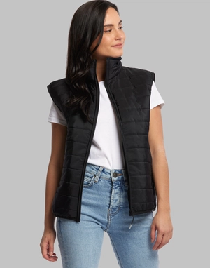 Bodywarmer Femme à doublure Sherpa - Doudoune sans manches  personnalisable