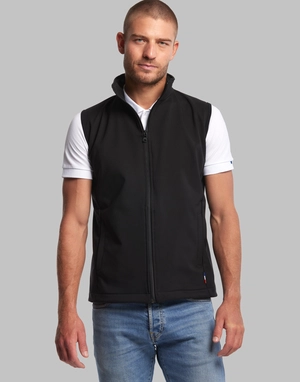 Bodywarmer Softshell Homme Made In France en polyester recyclé personnalisable