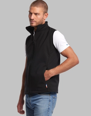 Bodywarmer Softshell Homme Made In France en polyester recyclé personnalisable