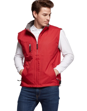 Bodywarmer unisexe 100% polyester Pongee personnalisable