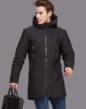 Parka softshell avec doublure doudoune personnalisable