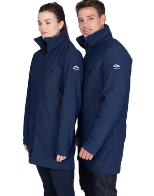 Veste longue imperméable unisexe en softshell 2,5 couches personnalisable