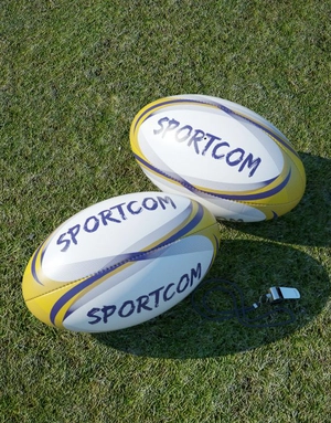 Ballon de rugby promotionnel en PVC lisse Taille 5 officielle personnalisable