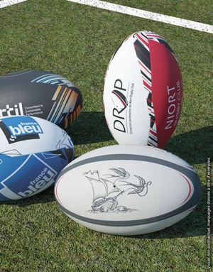 Ballon de rugby Training 100% personnalisable - ballon rugby à picots personnalisable