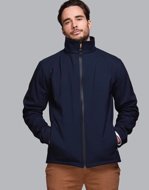 Blouson softshell Homme en polyester recyclé Made in France personnalisable