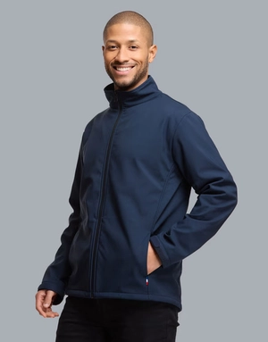 Blouson softshell Homme en polyester recyclé Made in France personnalisable