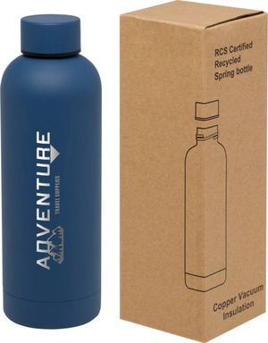 Bouteille isotherme 500ml avec isolation par le vide et couche de cuivre personnalisable