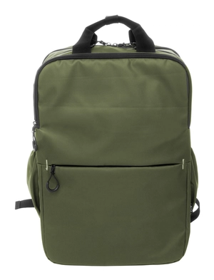 Sac à dos RPET imperméable avec 2 compartiments zippés personnalisable