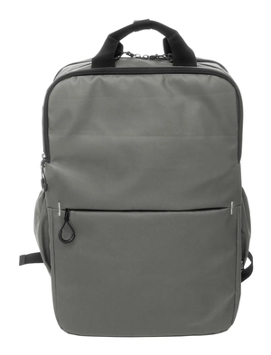 Sac à dos RPET imperméable avec 2 compartiments zippés personnalisable