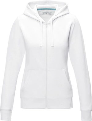 Sweat zippé à capuche en coton bio certifié GOTS pour Femme 280gr personnalisable