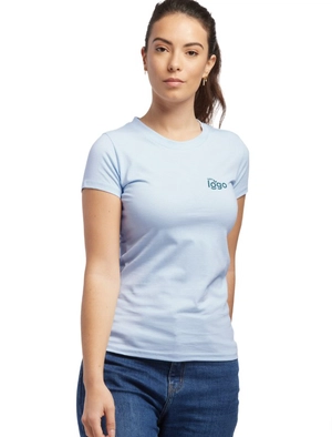 T-Shirt Femme Made In France en coton bio - manches courtes personnalisable