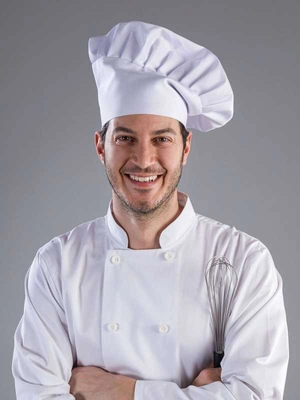 Bonnet de Chef, Calotte du chef taille unique personnalisable