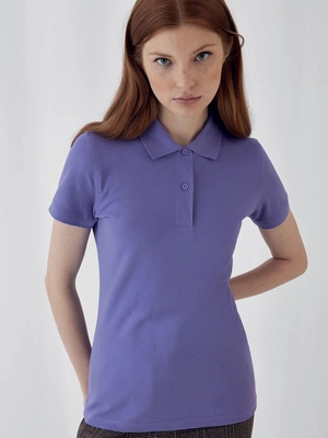 Polo pour femme B&C 100% coton bio personnalisable