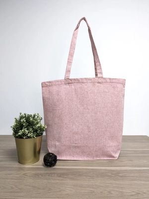 Sac cabas en coton recyclé 280gr avec soufflet 15cm - coton certifié GRS personnalisable