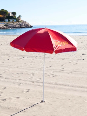 Parasol en nylon avec protection UV - pochette incluse personnalisable