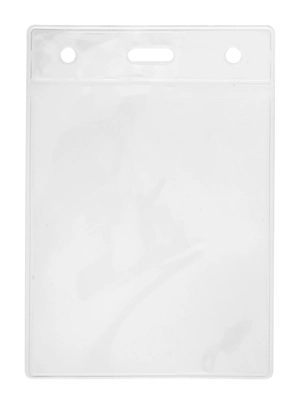 Porte badge en plastique transparent pour tour de cou personnalisable