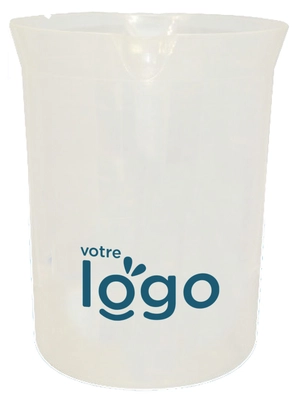 Pichet 1,5 litre avec graduation - capacité utile 140 cl max 160 cl personnalisable