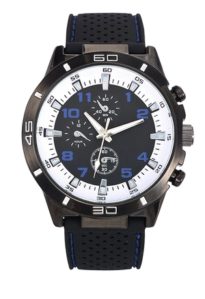 Montre de sport avec bracelet silicone  - 100% Made In France personnalisable