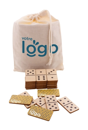 Jeu de dominos en bois - made in Europe personnalisable