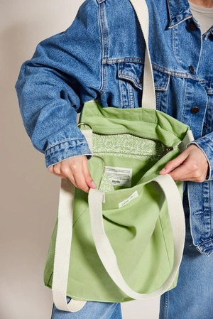 Sac cabas en coton bio certifié GOTS - fabriqué par une ONG personnalisable