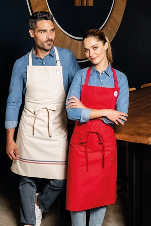 Tablier Origine France Garantie naturel KARIBAN - Lavable à 60°C personnalisable