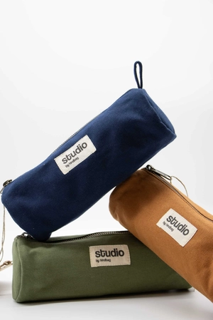 Trousse ronde Chloe - fabriqué par une ONG personnalisable