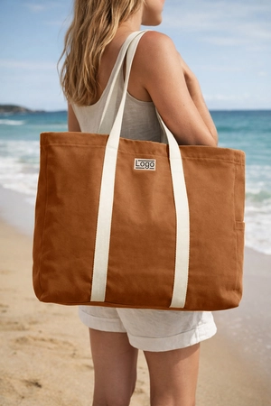 Sac de plage Garance - fabriqué par une ONG personnalisable