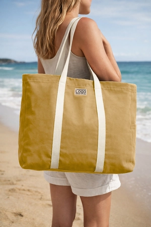 Sac de plage Garance - fabriqué par une ONG personnalisable