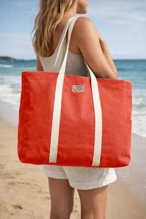 Sac de plage Garance - fabriqué par une ONG personnalisable