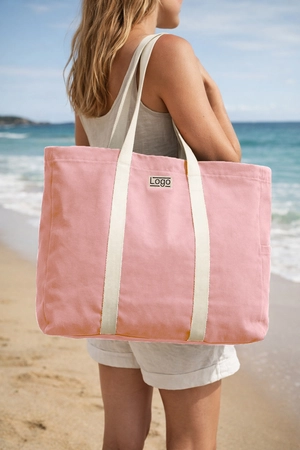 Sac de plage Garance - fabriqué par une ONG personnalisable