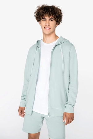 Sweat-shirt écoresponsable zippé à capuche unisexe - Fabrication Europe personnalisable
