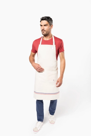Tablier Origine France Garantie naturel KARIBAN - Lavable à 60°C personnalisable