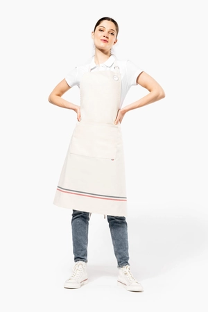 Tablier Origine France Garantie naturel KARIBAN - Lavable à 60°C personnalisable