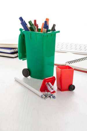 Taille crayon container poubelle LONGI personnalisable