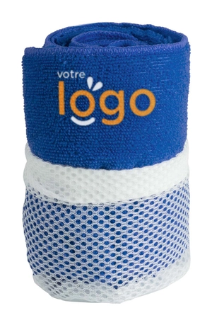 Serviette de sport en microfibre 185 gr avec pochette personnalisable