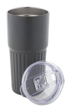 Mug thermos isotherme à double paroi en acier inoxydable recyclé 600 ml personnalisable