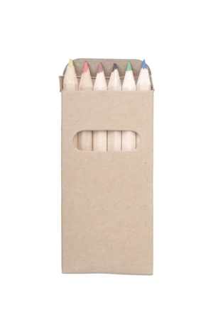 Set de 6 crayons de couleurs en bois personnalisable personnalisable