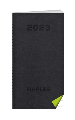 Agenda de poche 2025 NAPLES 9 x 16 cm - couverture souple personnalisable