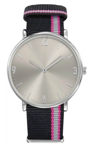 Montre Mixte avec cadran assorti au bracelet - 100% Made In France personnalisable