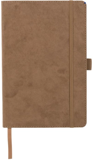 Carnet A5 imitation daim - couverture rigide personnalisable