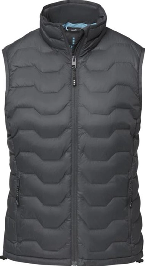 Bodywarmer duvet isotherme recyclé certifié GRS pour femme personnalisable