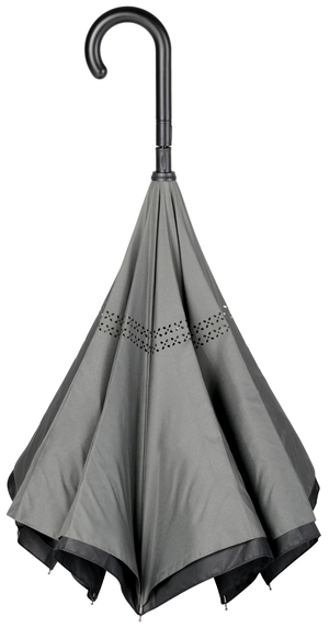 Parapluie canne fermeture automatique et réversible Ø105 cm personnalisable