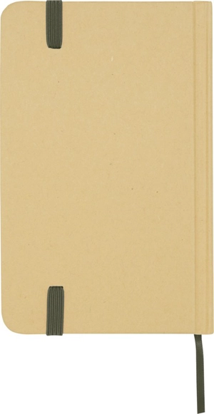 Carnet A6 uni recyclé à couverture rigide personnalisable